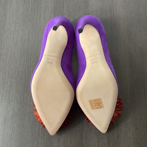 Brian Atwood Alis Pom Pom Pump, Size US 7.5 - Picture 6 of 6